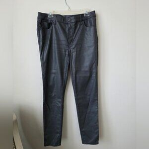 WHITE HOUSE BLACK MARKET | Coated  Pants Skinny Gray Sz 12